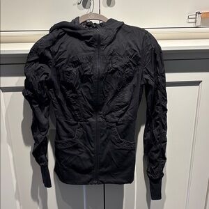 Lulu Lemon Black Hooded Jacket